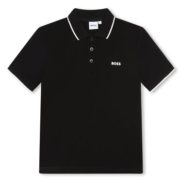 Polo para niño y adolescente BOSS azul